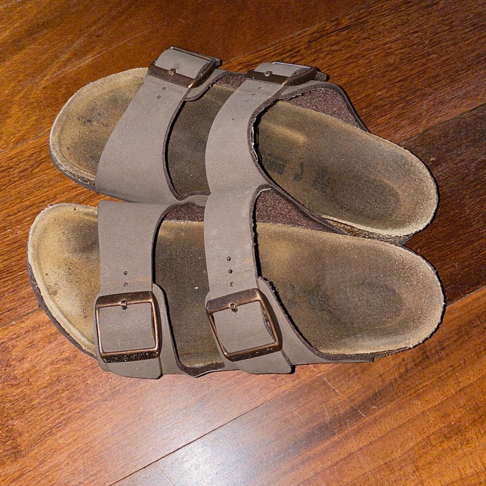 Arizona brown kids Birkenstocks uk size 33 us size 1 1/2
